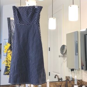 J.CREW Polka Dot Strapless Dress. Size 10. NWT.